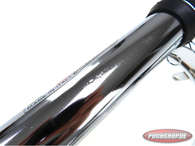 2nd choice front fork Puch Maxi EBR long 65cm heavy version chrome with stabi (slightly damaged) photo
